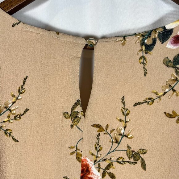 Umgee Womens Boho Floral Shift Dress Size Large Bell Sleeves Knee Length Casual - Picture 12 of 13